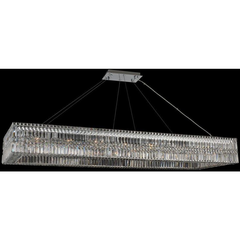 Rettangolo Island Light Ceiling Light in Chrome