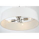 Cape Coral 4 Light 24 inch Polished Nickel Pendant Ceiling Light