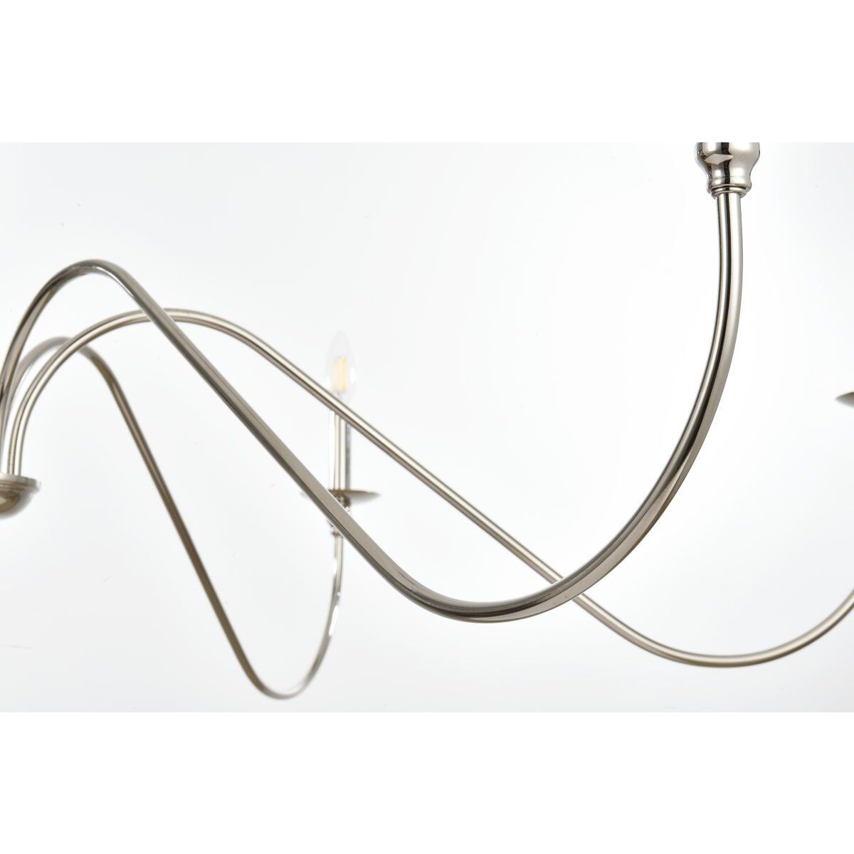 Rohan 6 Light 54 inch Polished Nickel Chandelier Ceiling Light