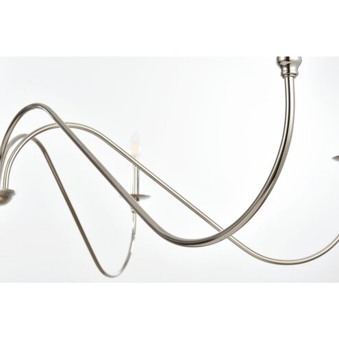 Rohan 6 Light 54 inch Polished Nickel Chandelier Ceiling Light