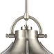 Urbanite 1 Light 13 inch Satin Nickel Pendant Ceiling Light