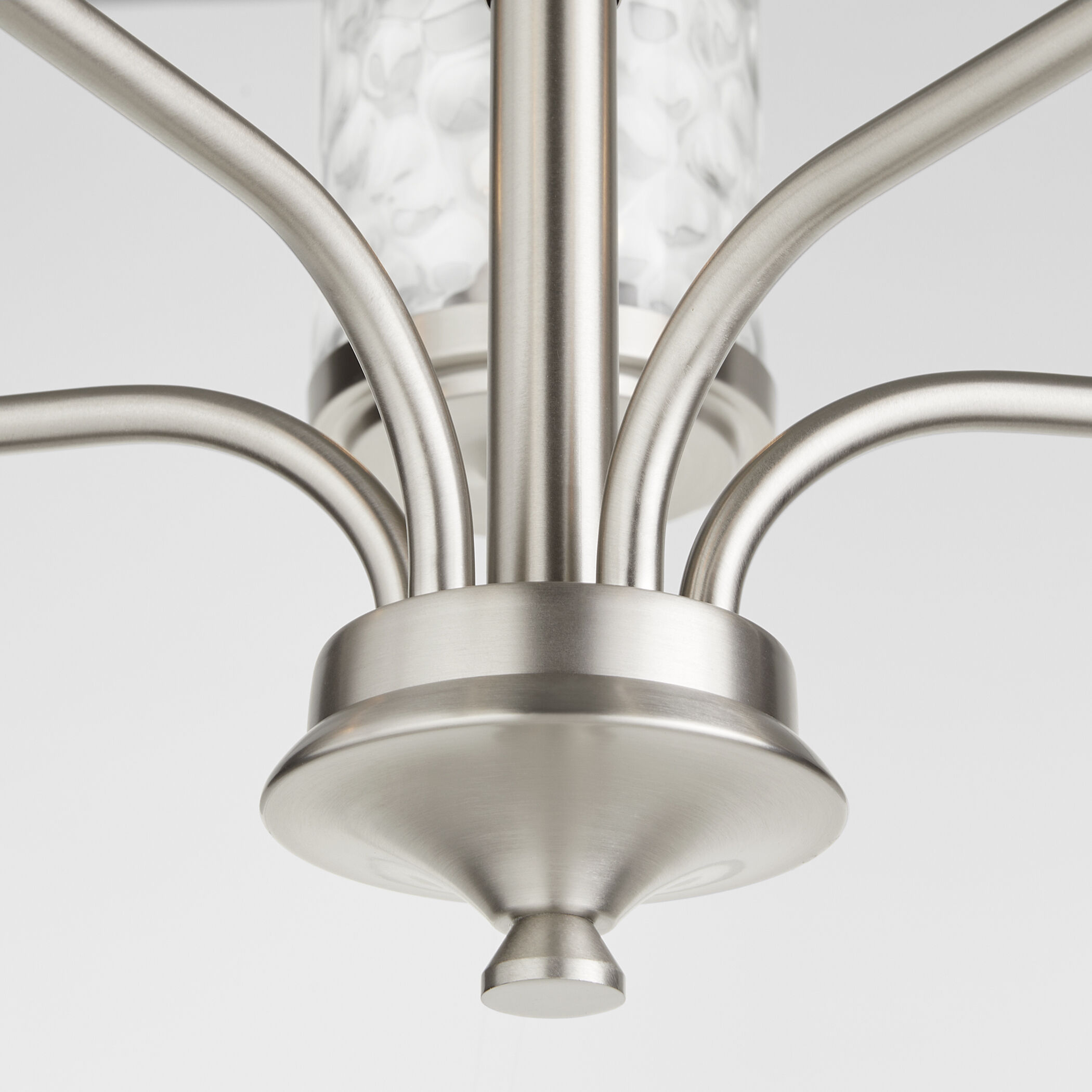 Starky 5 Light 27 inch Satin Nickel Chandelier Ceiling Light