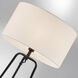 Patterson 62 inch 100.00 watt Black Floor Lamp Portable Light