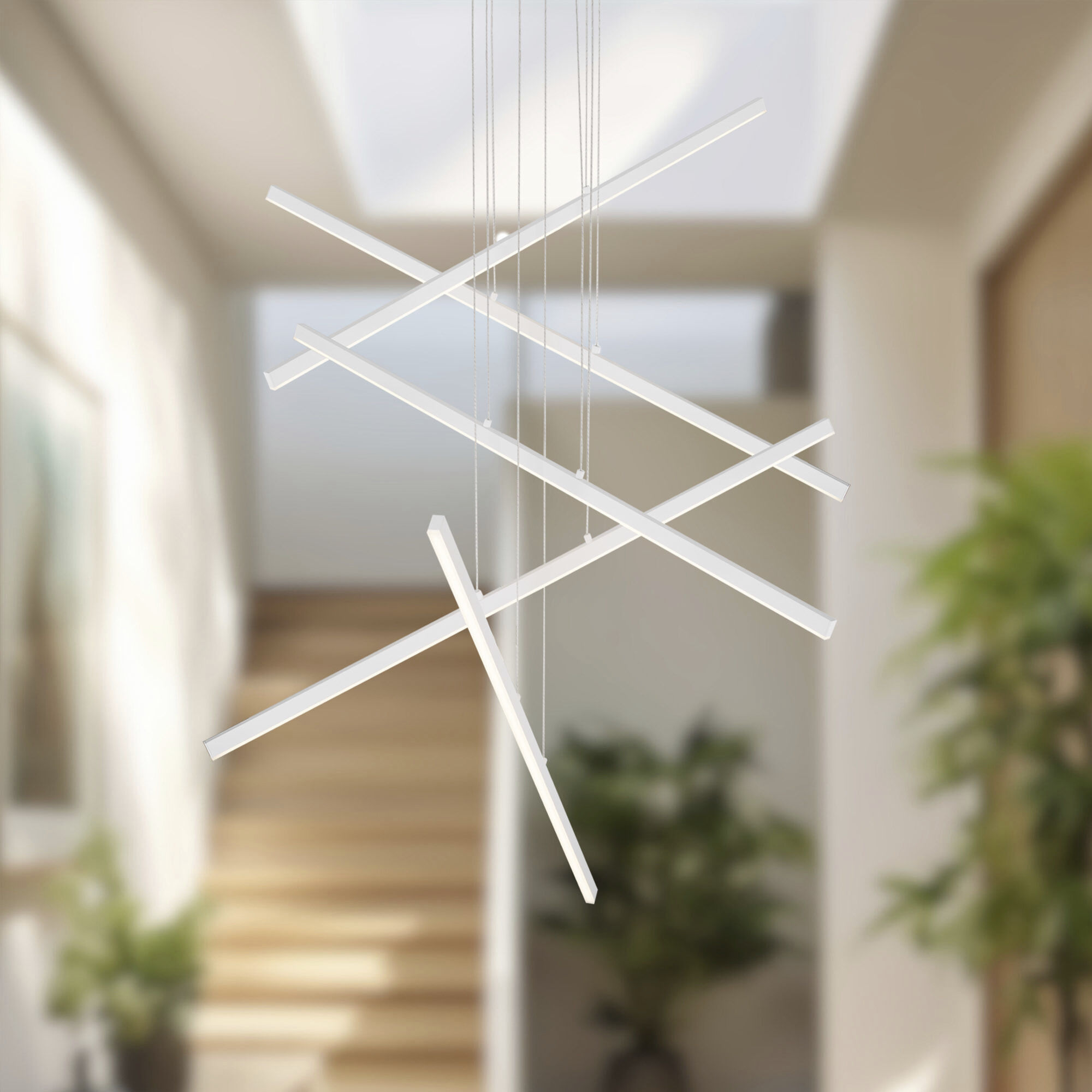 Vega LED 0.75 inch White Multi Pendant Ceiling Light