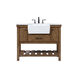 Clement 42 X 22 X 34 inch Driftwood Bathroom Vanity Cabinet