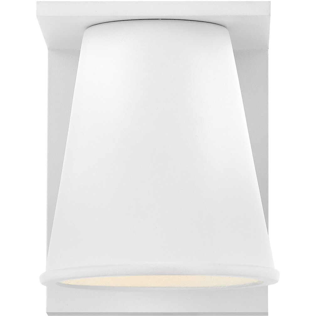 Coastal Elements Hans 1 Light 6.25 inch Textured White Outdoor Wall Mount