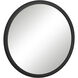 Olica 40 X 40 inch Matte Black Wall Mirror