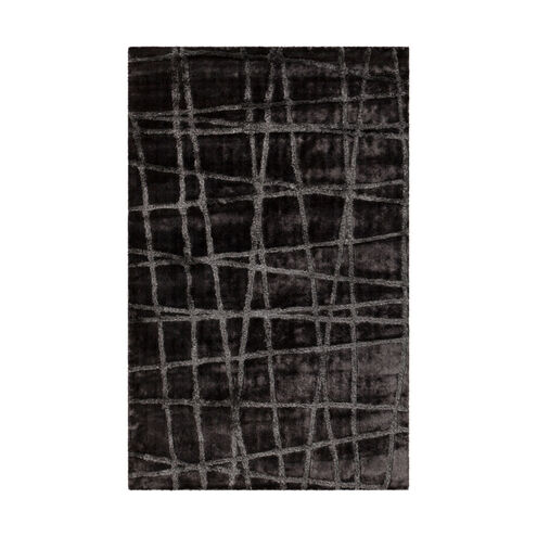 Graph 96 X 60 inch Charcoal/Taupe Rugs, Polyester