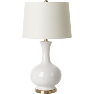 Hepburn 28.5 inch 100 watt Gold Table Lamp Portable Light