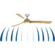 Wrap Custom 8.88 inch Brushed Nickel Fan-Multi