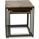 Logan 21 X 18 inch Natural Dark Wood Nested Side Tables