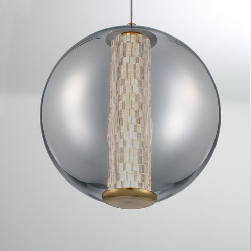 Atomo LED 8.75 inch Gold Pendant Ceiling Light