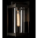 Cela 1 Light 13.6 inch Coastal Oil Rubbed Bronze Outdoor Sconce in Clear, Medium