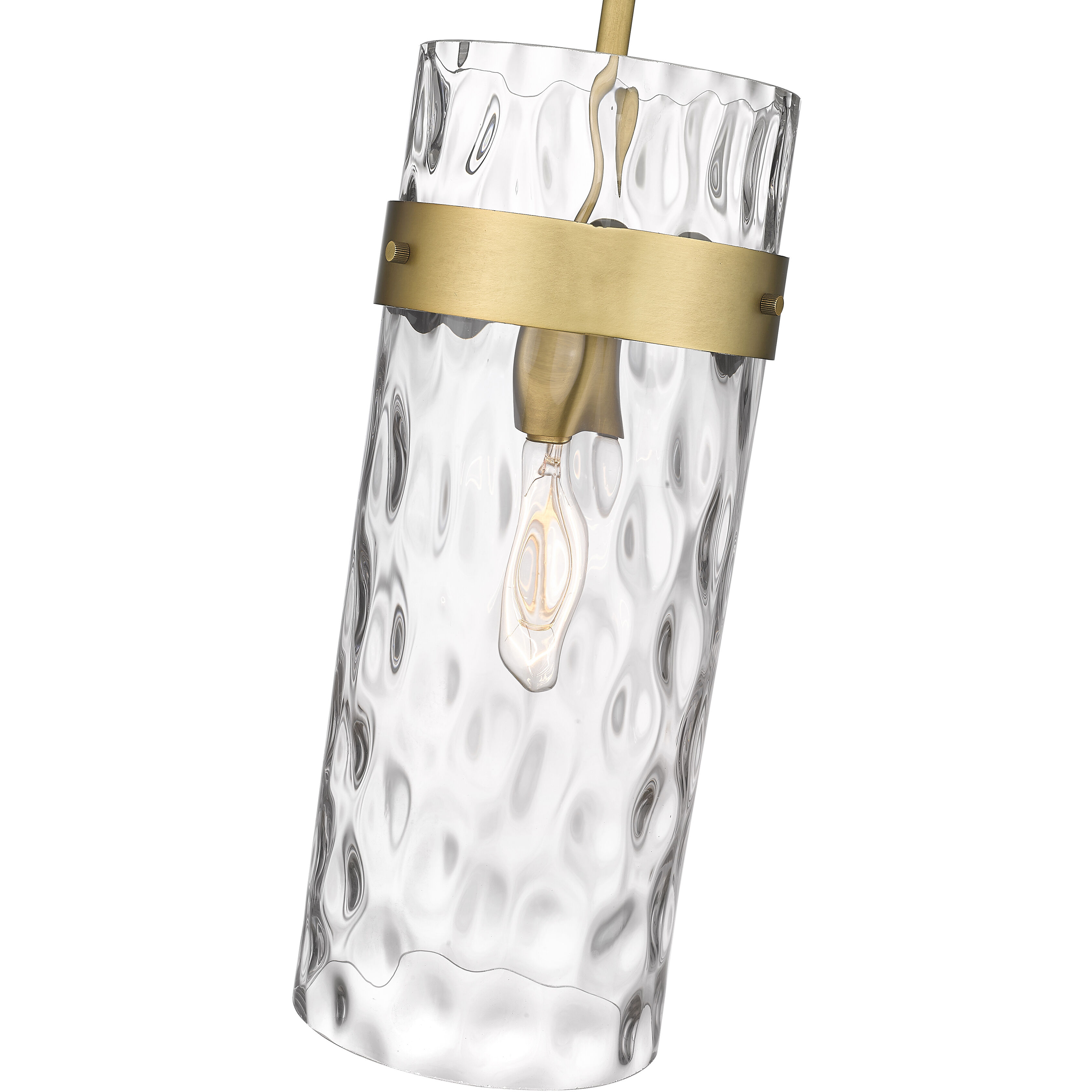 Fontaine 1 Light 6.5 inch Rubbed Brass Pendant Ceiling Light in Rubbed Bronze