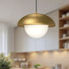 Alora Mood Rubio 1 Light 16 inch Aged Gold Pendant Ceiling Light