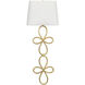 Minuet 1 Light 12 inch Gold Leaf Sconce Wall Light