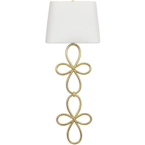 Minuet 1 Light 12 inch Gold Leaf Sconce Wall Light