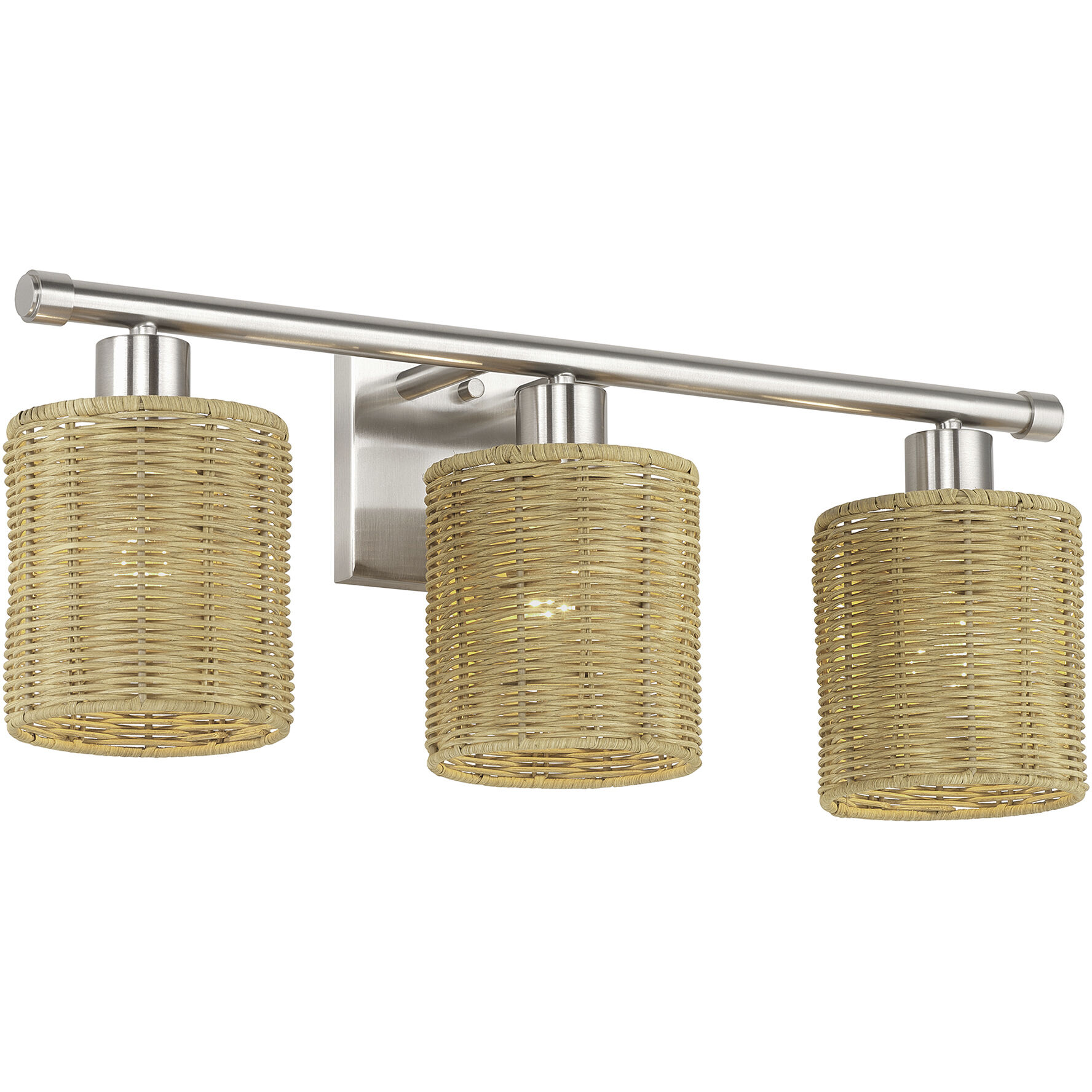 Weavington 3 Light 23.5 inch Brushed Nickel Vanity Wall Sconce Wall Light