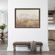 Field Fencing Brown and Beige Framed Art