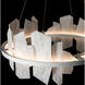 Volterra LED 38 inch White Circular Pendant Ceiling Light