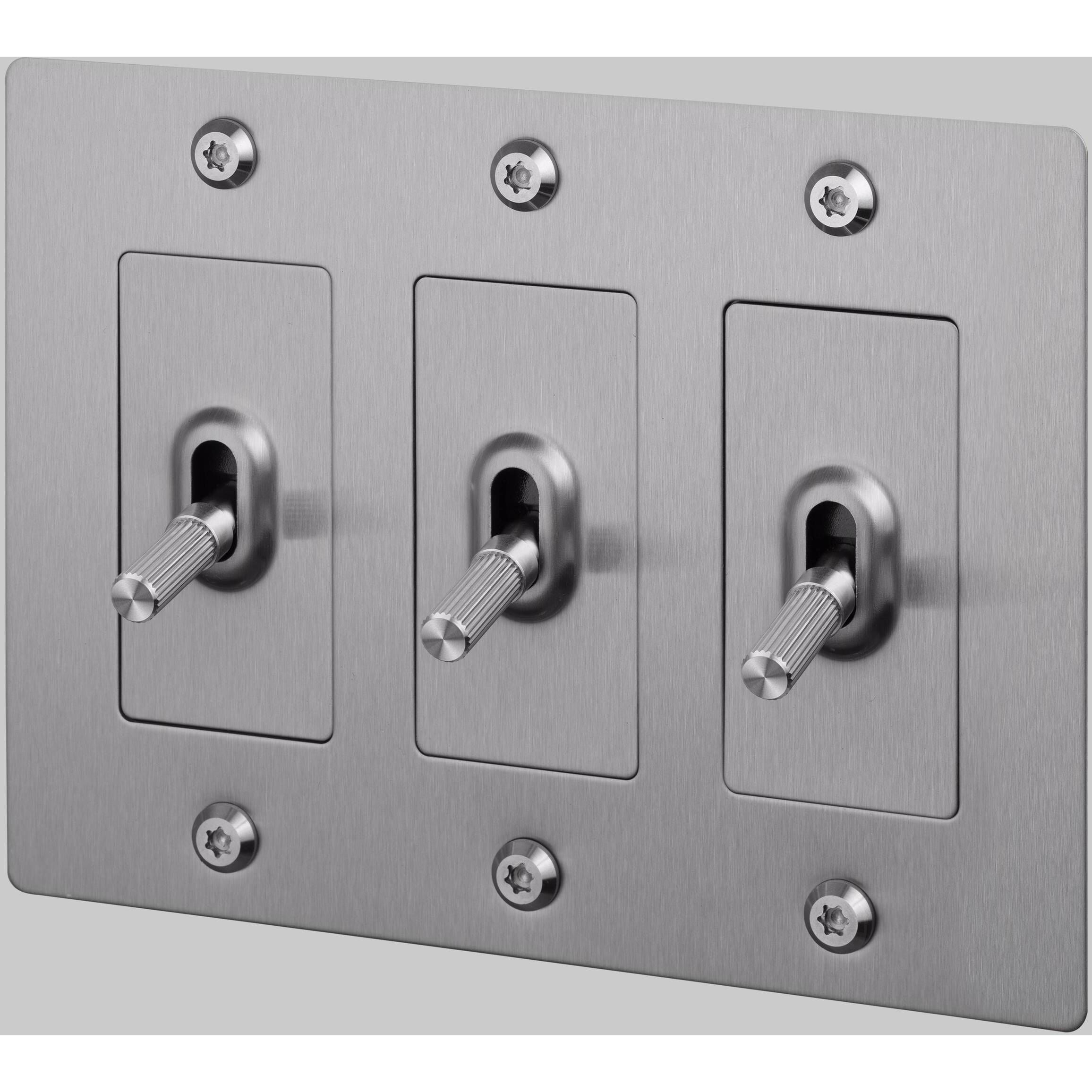 3G Toggle 120-277 Steel Light Switch