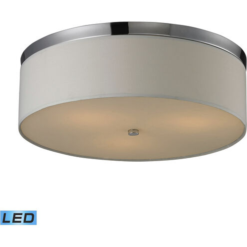 Flushmounts LED 17 inch Polished Chrome Flush Mount Ceiling Light