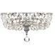 Everett 2 Light 8 inch Chrome Flush Ceiling Light