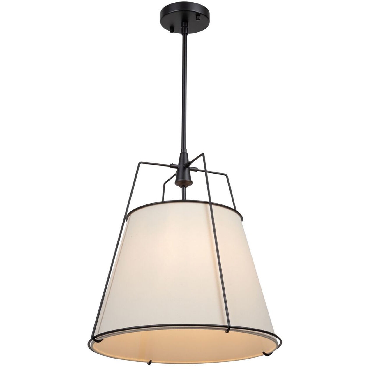 Pullman LED 17 inch Black Pendant Ceiling Light