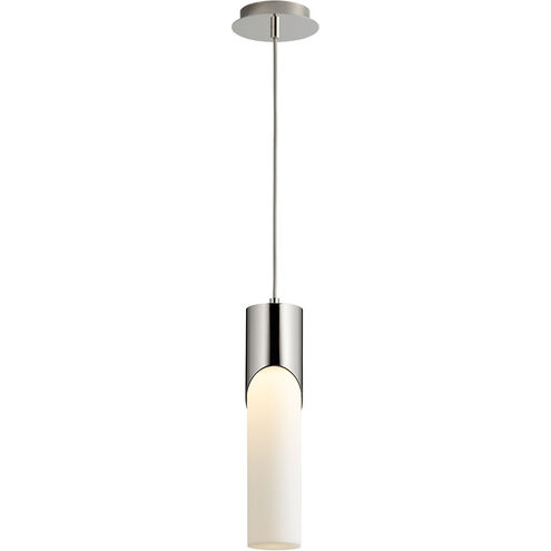 Ellipse LED 4 inch Polished Nickel Pendant Ceiling Light