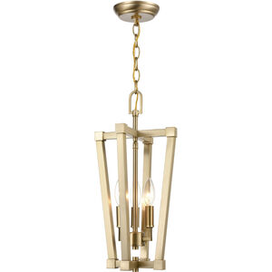 None 3 Light 9 inch Modern Gold Pendant Ceiling Light