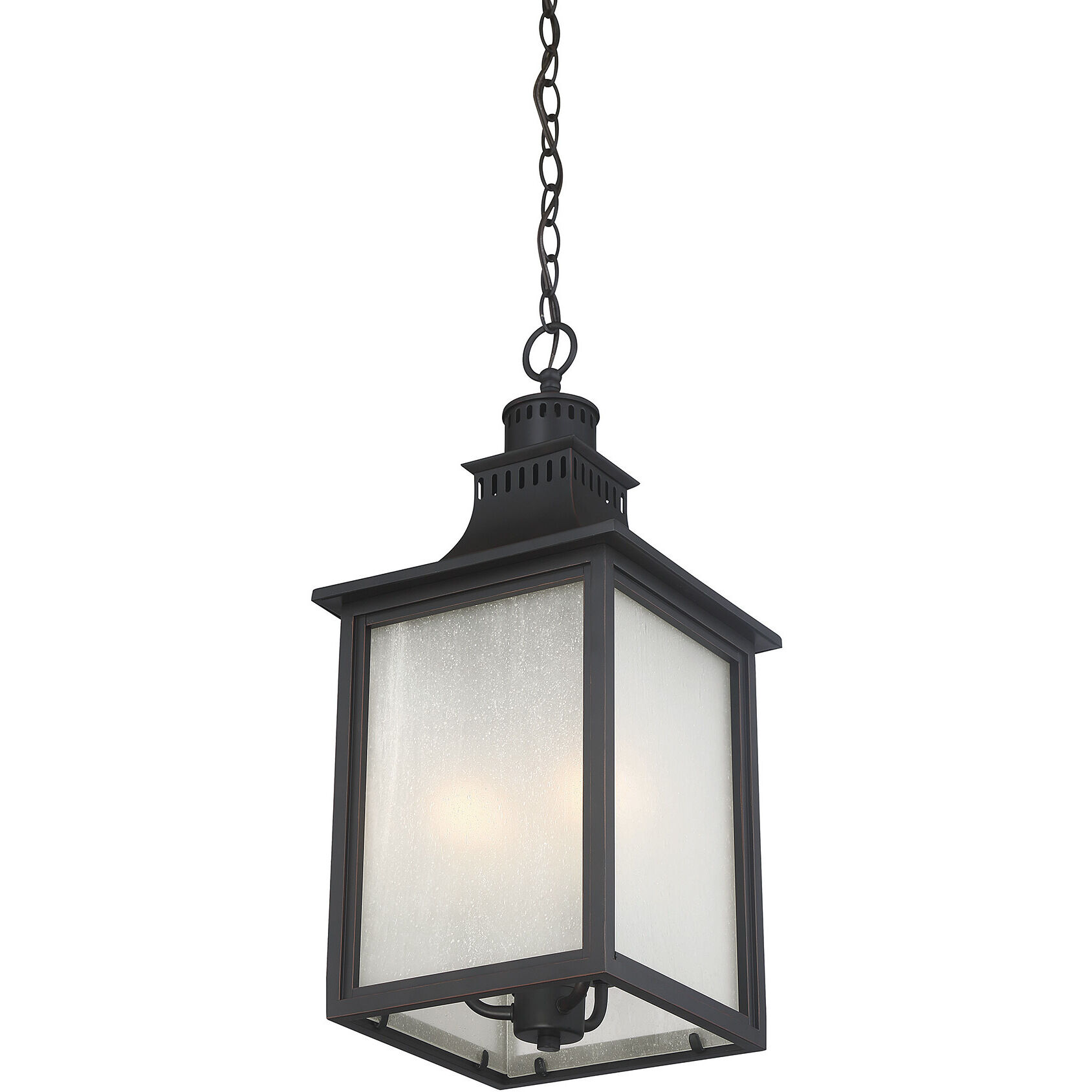 Monte Grande 3 Light 10 inch English Bronze Outdoor Hanging Lantern