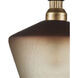 Mandeville 1 Light 11 inch Antique Gold Pendant Ceiling Light