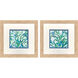 Jungle Melody Blue and Green Framed Art, Propac