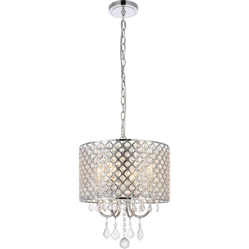 Elise 4 Light 14 inch Chrome Pendant Ceiling Light
