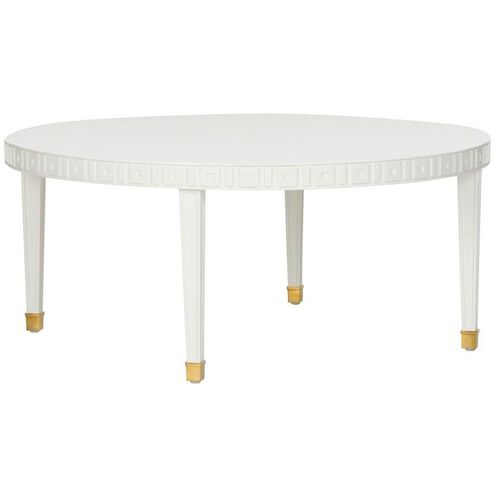 Lindsay 39.75 X 17.5 inch White/Cream Cocktail Table