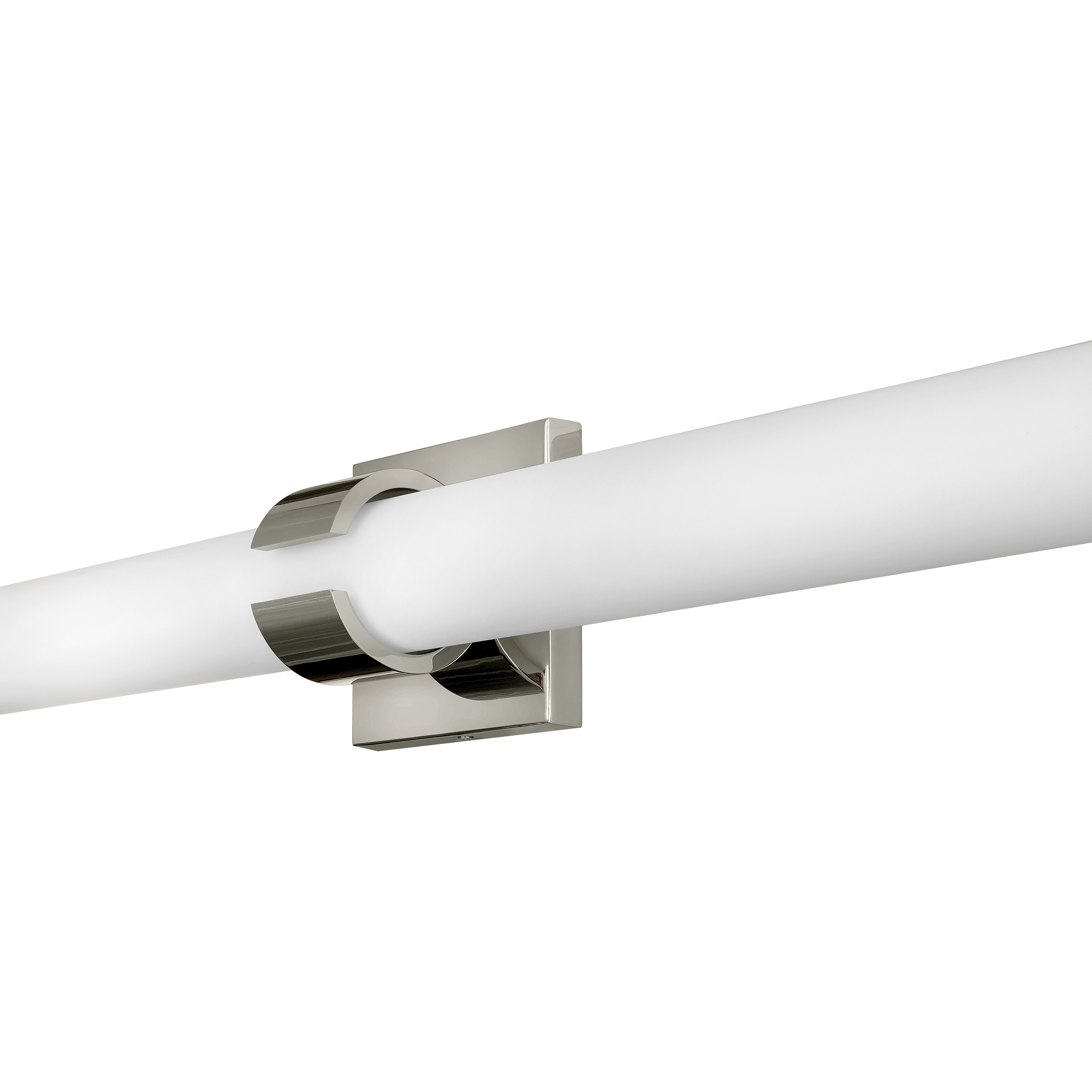 Aiden LED 31 inch Polished Nickel Vanity Light Wall Light, Vertical