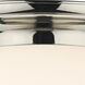 Beacon 1 Light 17.75 inch Polished Nickel Flush Mount Ceiling Light