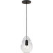 Sean Lavin Alina 1 Light 6.8 inch Nightshade Black Line-Voltage Pendant Ceiling Light in No Lamp