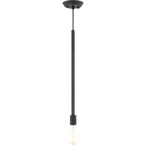 Prague 1 Light 5 inch Black Pendant Ceiling Light