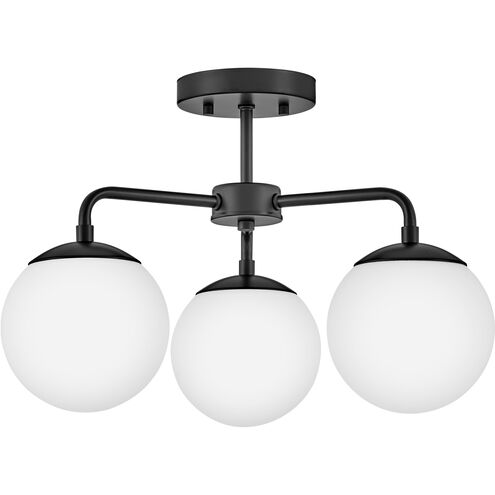 Julep LED 20 inch Black Foyer Light Ceiling Light, Semi-Flush Mount