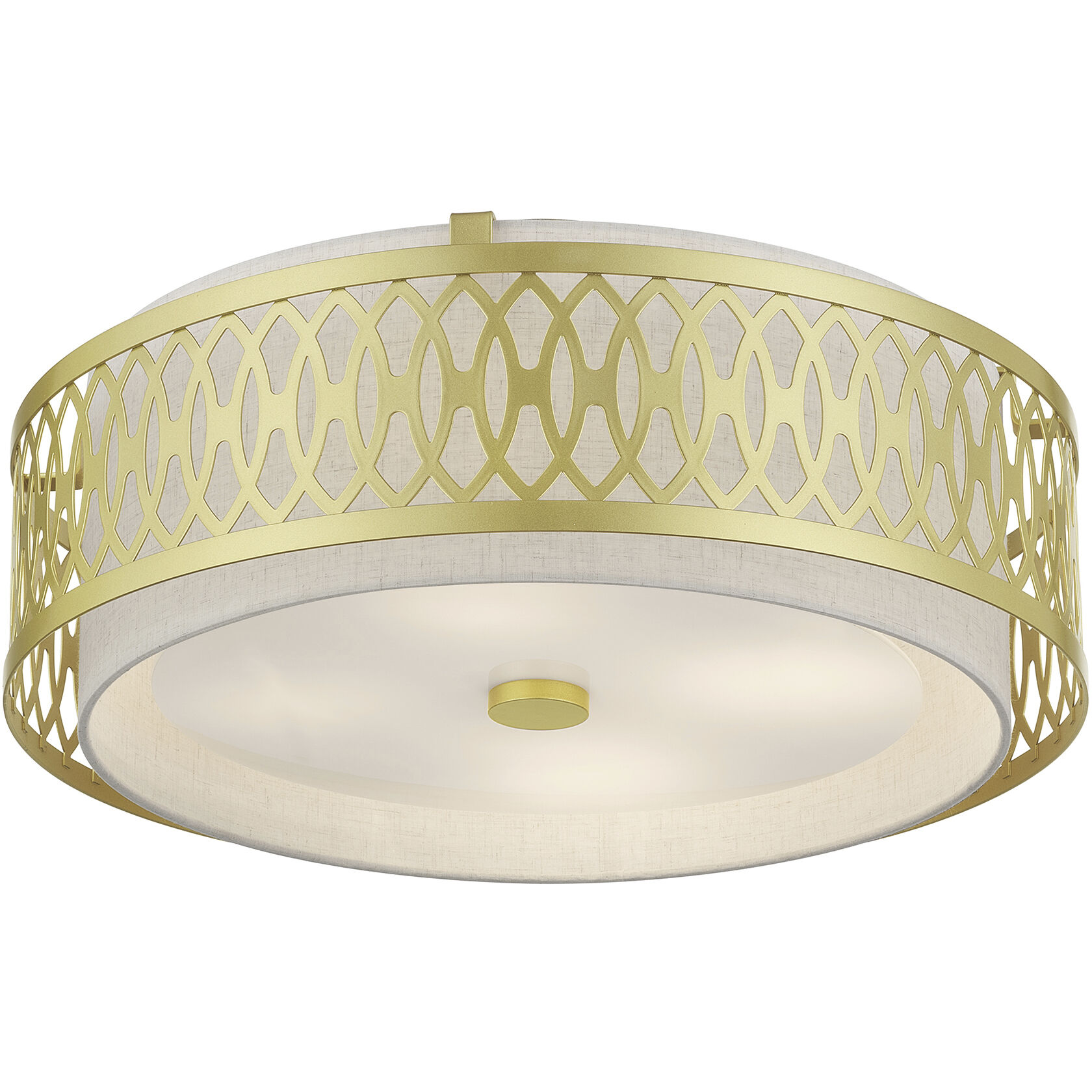 Vistaview 4 Light 21 inch Soft Gold Semi-Flush Ceiling Light
