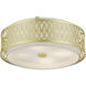 Vistaview 4 Light 21 inch Soft Gold Semi-Flush Ceiling Light
