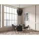 Mesh 12 Light 36 inch Flat Black Pendant Ceiling Light