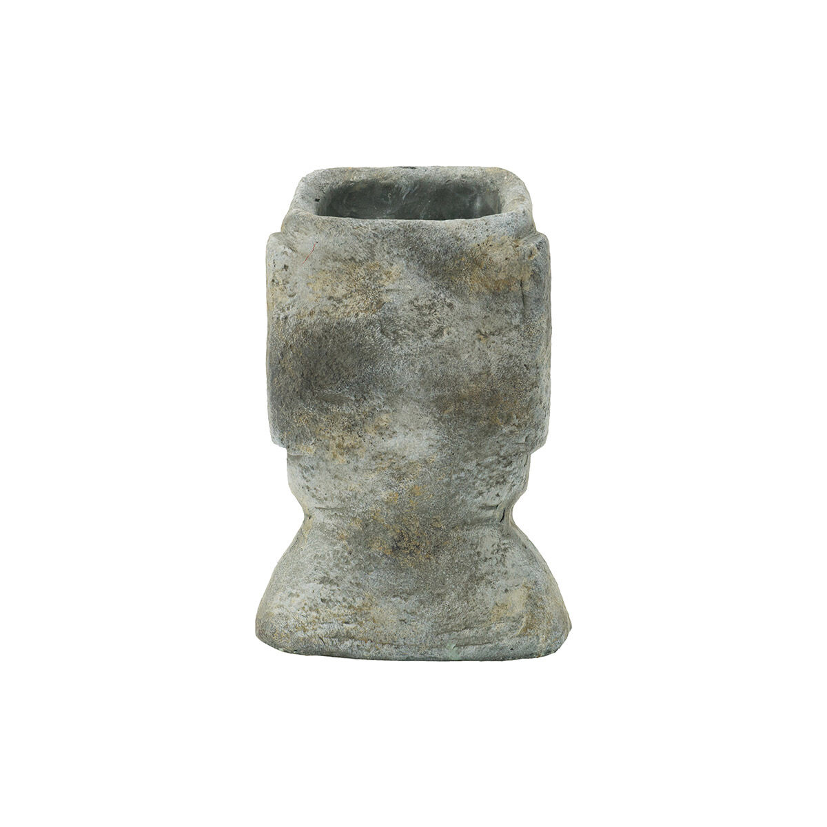 Easter Island Gray Outdoor Planter