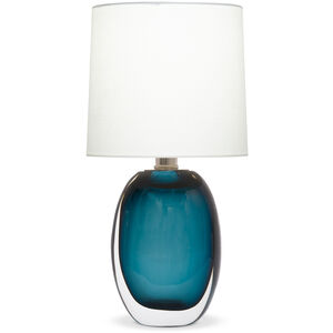 Audrey 14 inch 60.00 watt Blue Table Lamp Portable Light