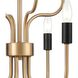 Epping Avenue 12 Light 24 inch Aged Brass with Matte Black Chandelier Ceiling Light