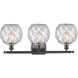 Ballston Farmhouse Rope LED 26 inch Oil Rubbed Bronze Bath Vanity Light Wall Light in Clear Glass with White Rope, Ballston