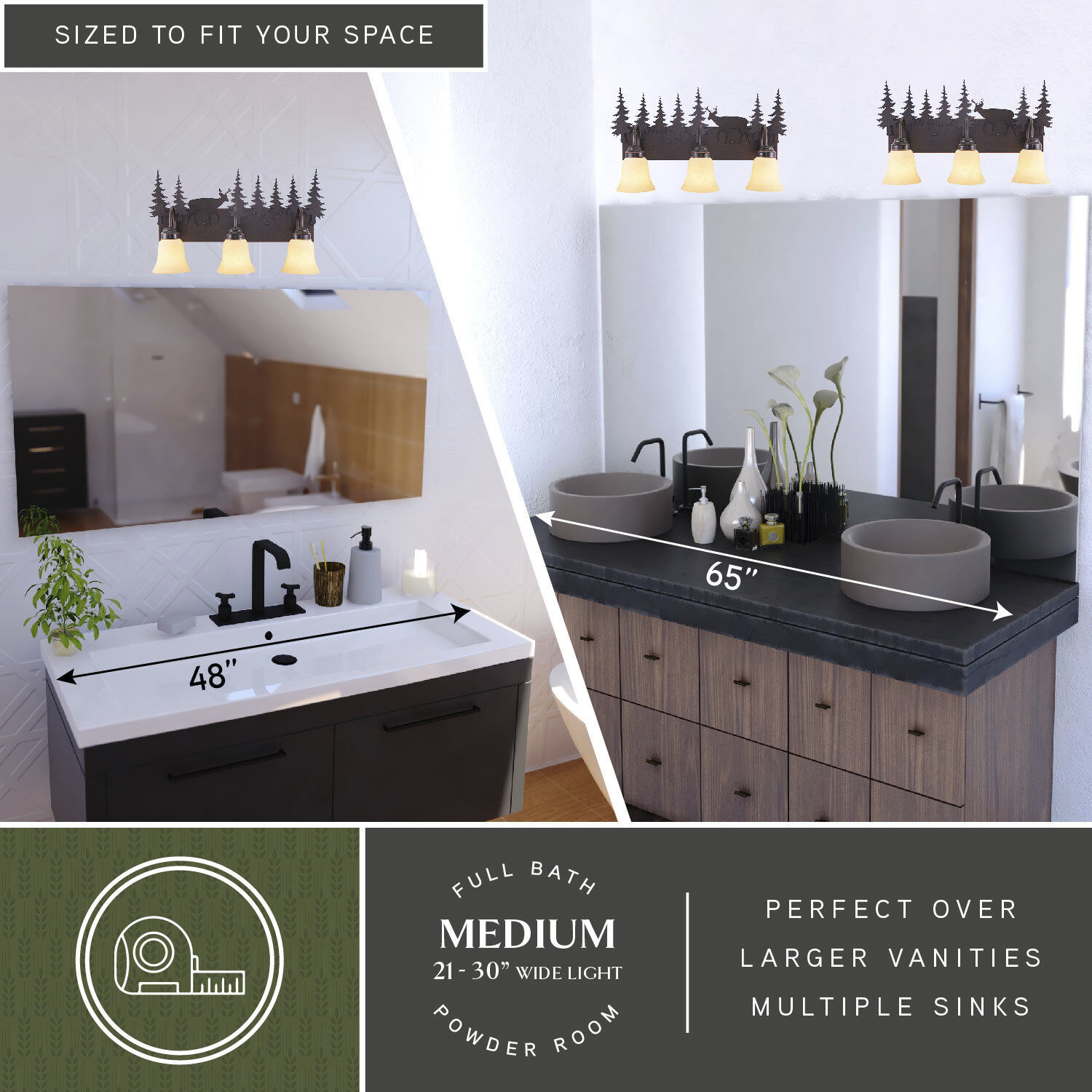 Bryce LED 24.75 inch Burnished Bronze Bathroom Light Wall Light