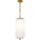 Thomas O'Brien Eden 3 Light 9 inch Hand-Rubbed Antique Brass Pendant Ceiling Light, Medium