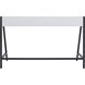 Checkmate 48 X 22 inch Checkmate White with Black Desk